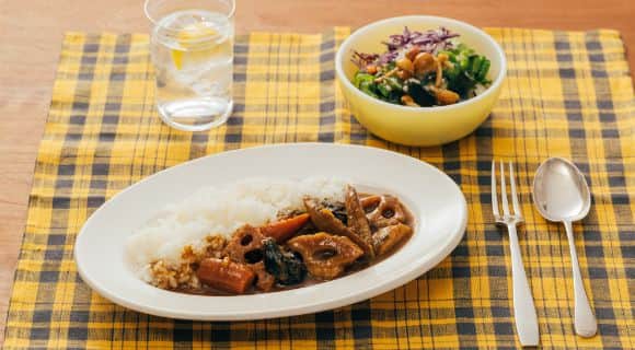 山椒香る根菜たっぷり和風カレー